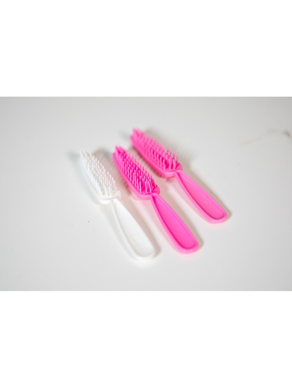 Vintage Barbie 1981 Magic Curl Brush Lot 3 Hair Brushes 1980s Doll Mattel